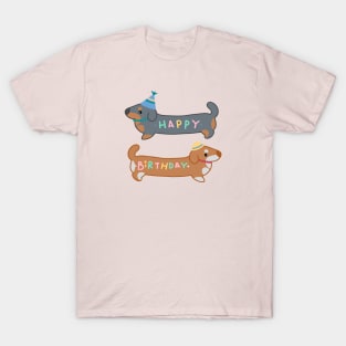 HAPPY BIRTHDAY DACHSHUND T-Shirt